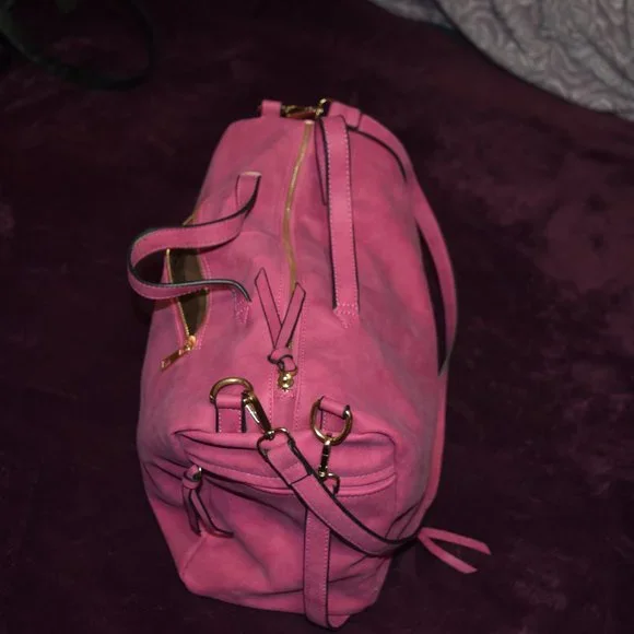 Pink Faux Leather Purse - Picture 10 of 14